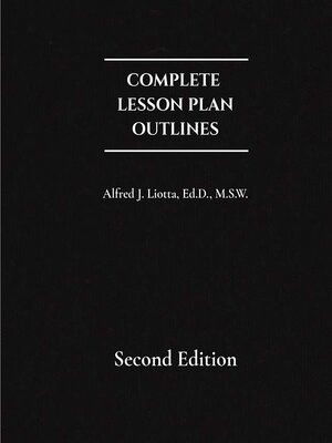 cover image of Complete Lesson Plan Outlines